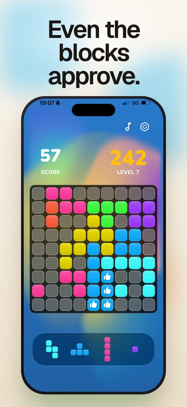 Block Puzzle Blast: FlowBlocks screenshot introducing special blocks.