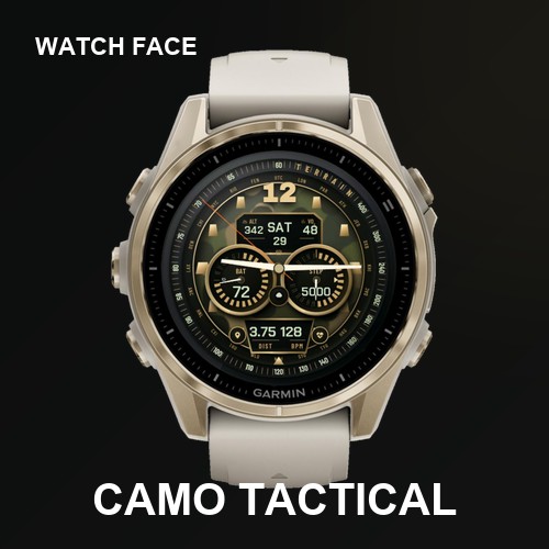 Camo Tactical watch face preview